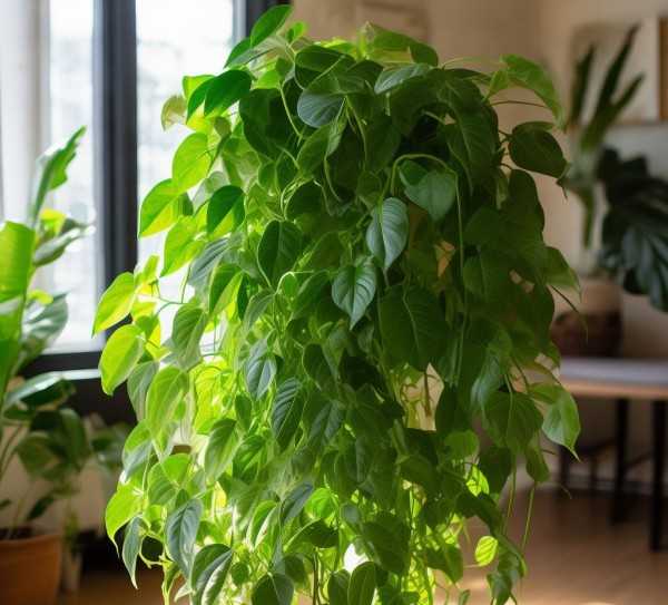 家居绿植清新使者，大叶绿萝的绿意盎然