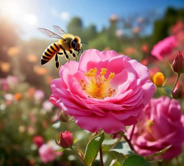 花朵授粉的秘密，揭秘繁殖之道