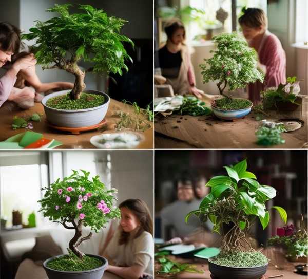 家居绿意盎然，DIY鲜花盆景树打造家庭园艺之美