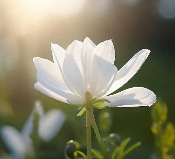 花之韵，纯洁优雅绽放时