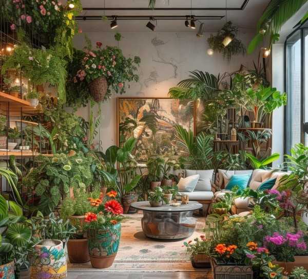 虹口区家居艺术焕新，鲜花盆景客厅装修秘籍