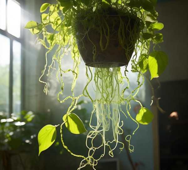 绿萝气根，探寻植物呼吸的秘密之根
